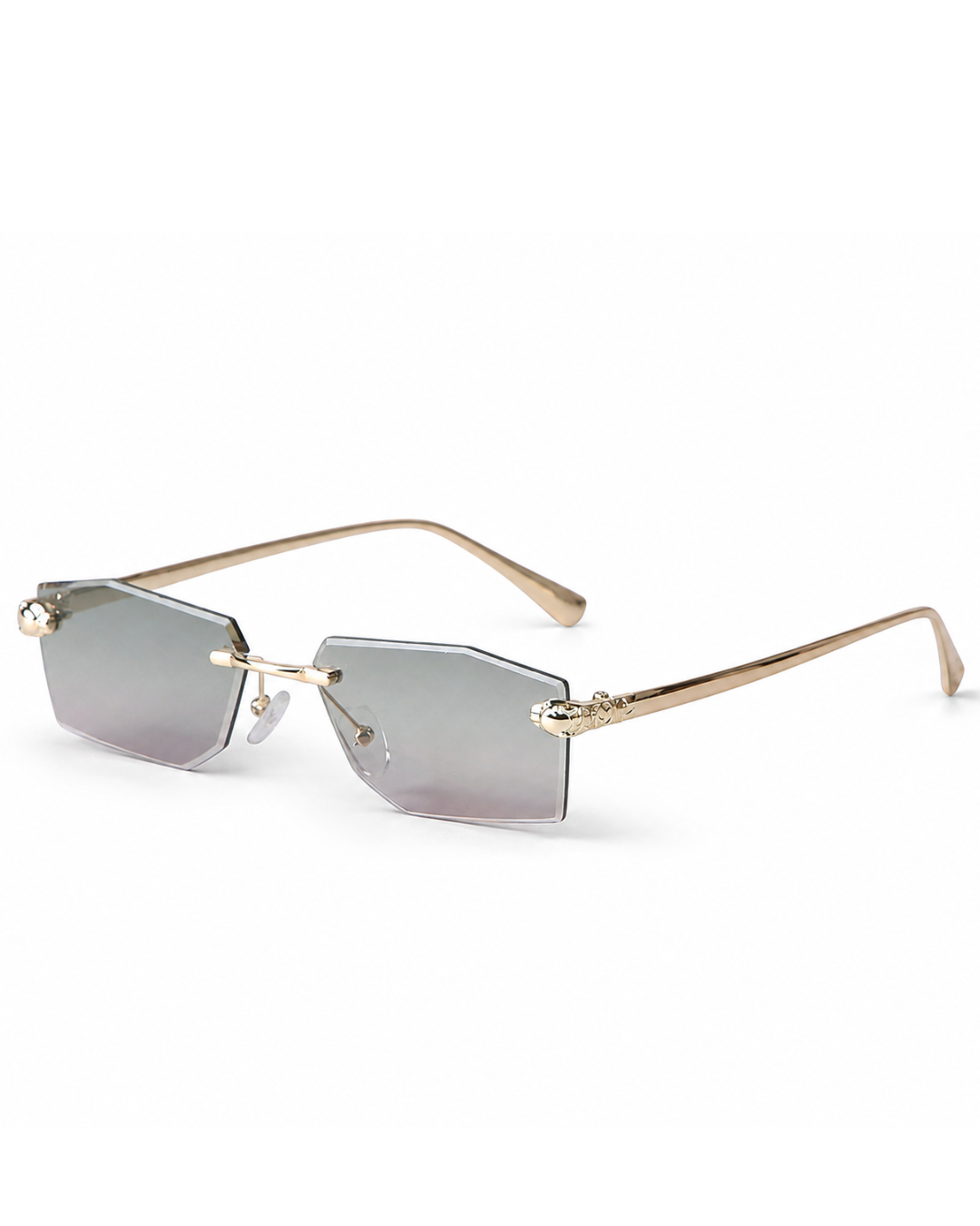 Unisex Sunglasses - Grey Shine | UV400 Protection + Leather Case Included