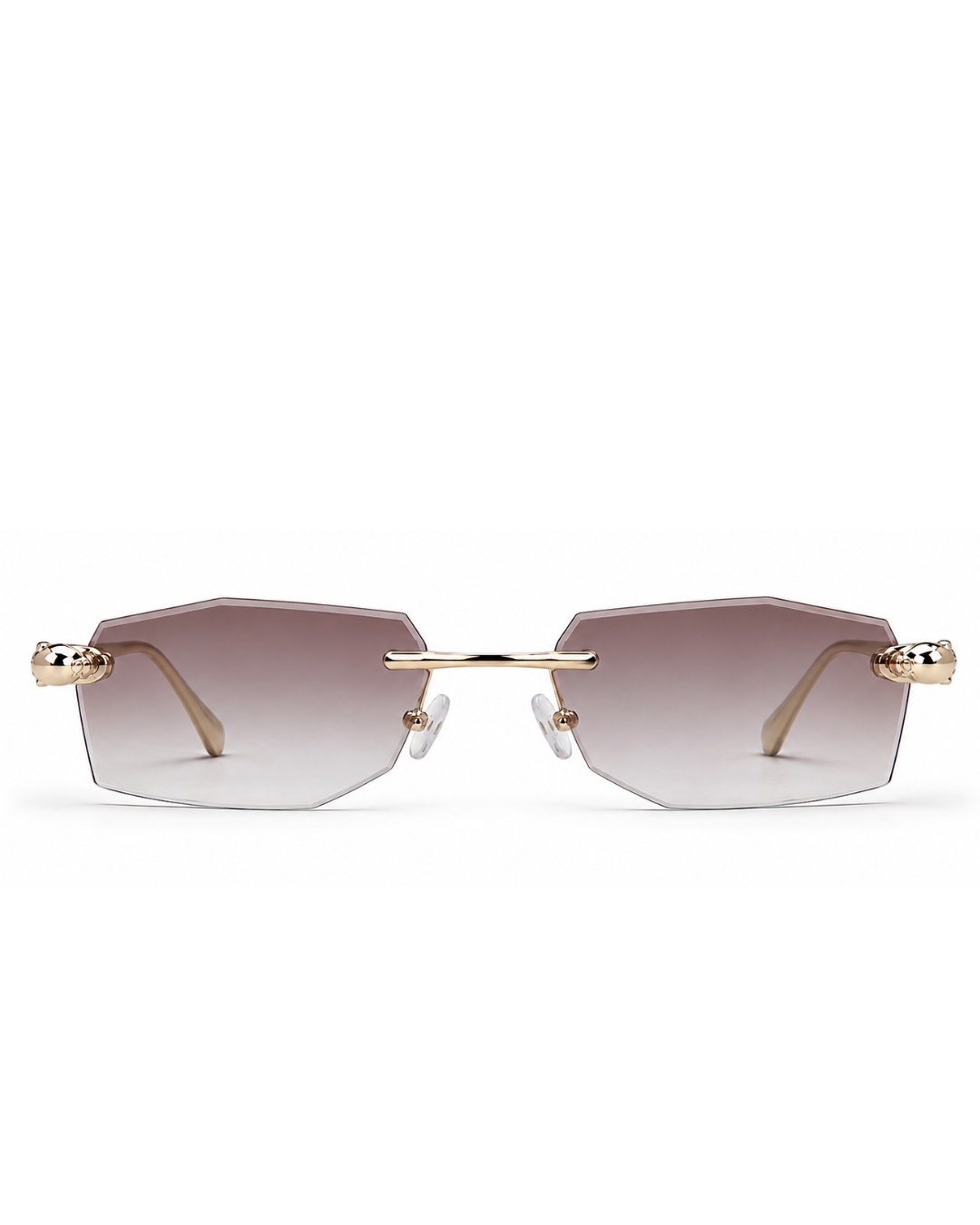 Unisex Sunglasses - Rose Shine | UV400 Protection + Leather Case Included