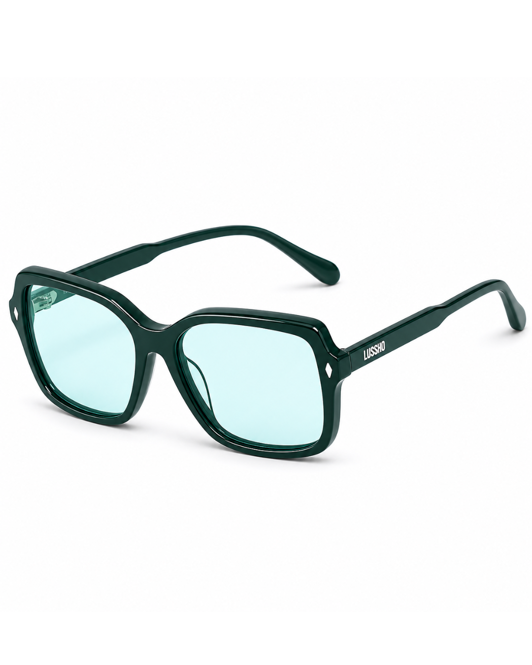 LUSSHO Astoria Sunglasses - Acetate frames, Polarized lens + UV400