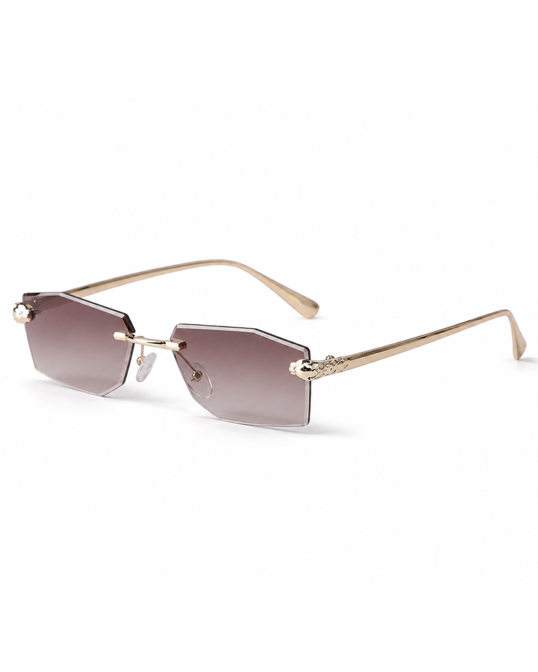 Unisex Sunglasses - Rose Shine | UV400 Protection + Leather Case Included