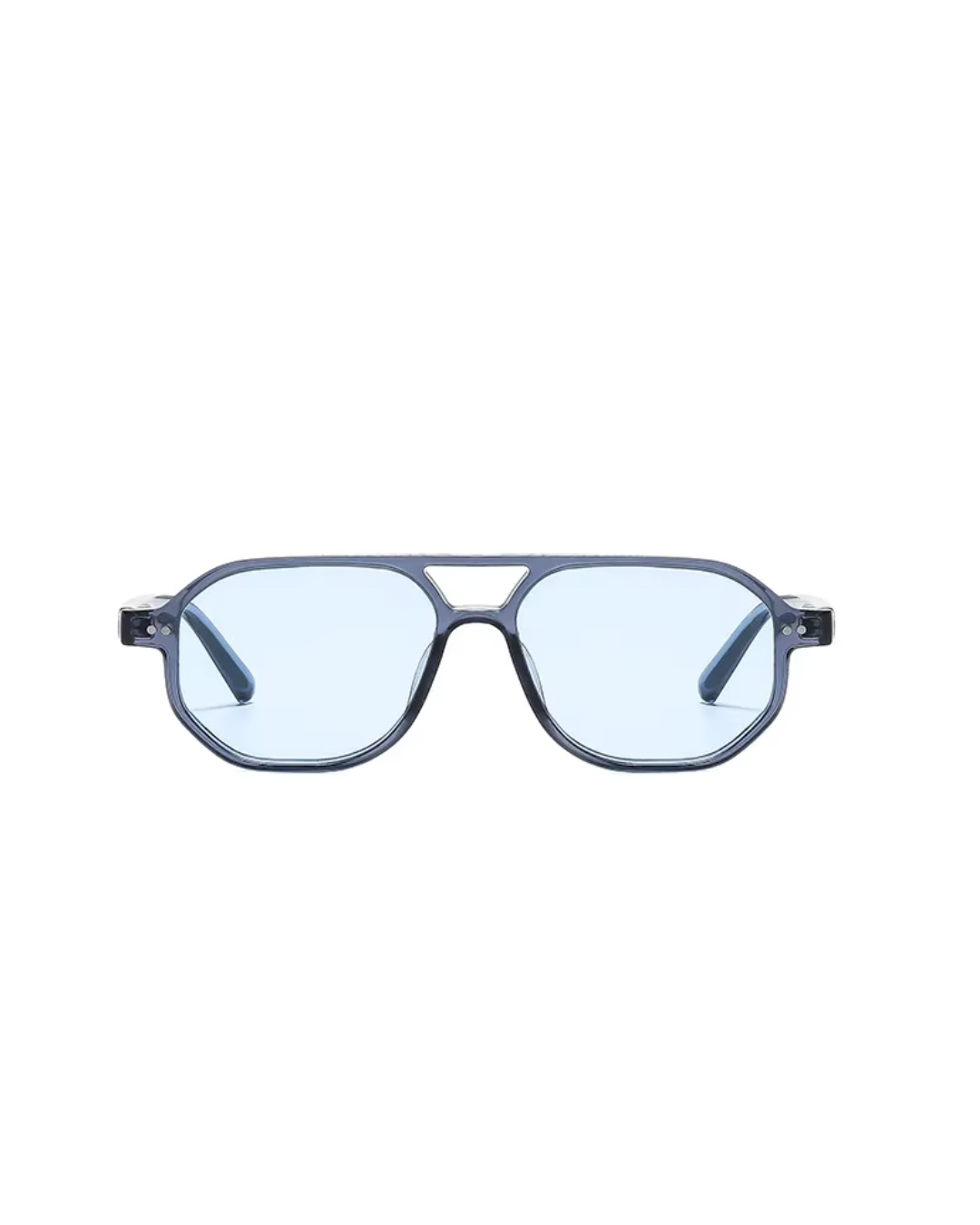 Unisex Sunglasses - Blue Sha | UV400 Protection + Leather Case Included