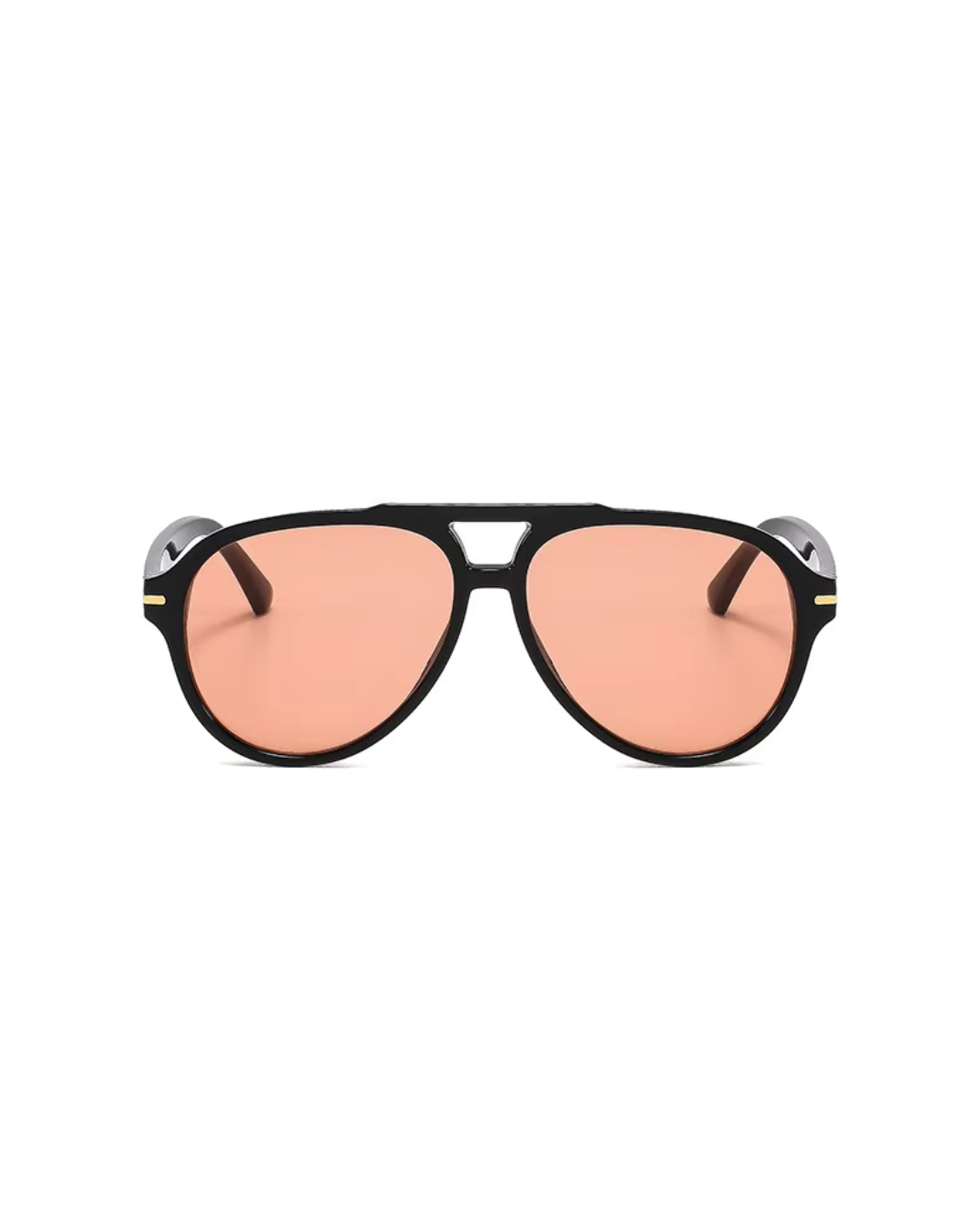 Unisex Sunglasses - Casual Orange | UV400 Protection + Leather Case Included