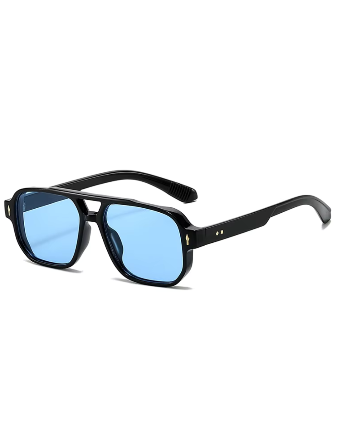Unisex Sunglasses - Soft Blue | UV400 Protection + Leather case included