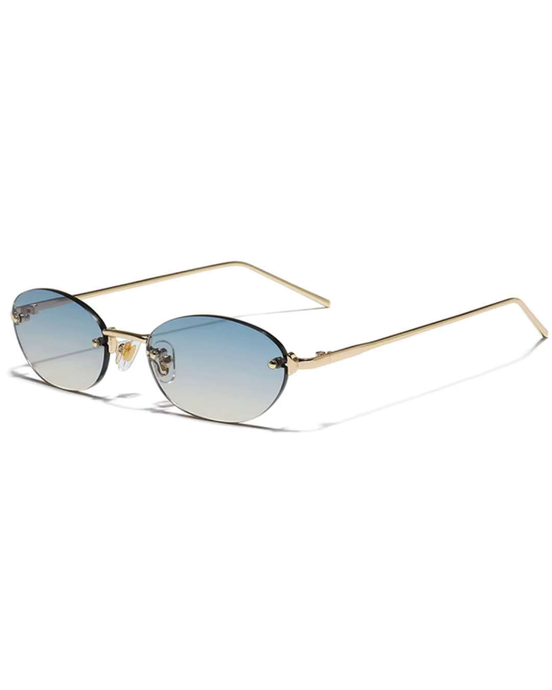 Sicily Blue Sunglasses | UV400 Protection + Leather Case Included | Unisex
