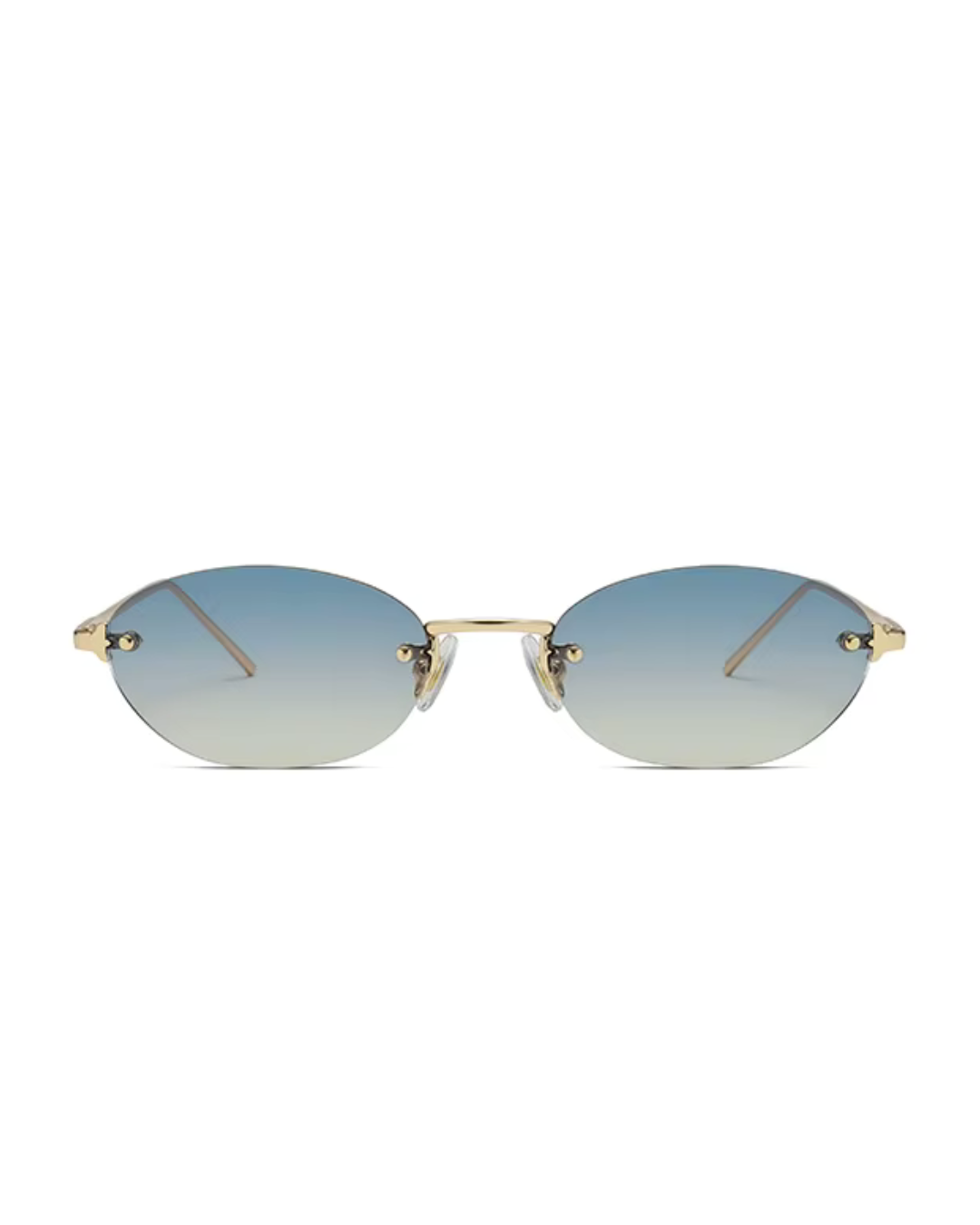 Sicily Blue Sunglasses | UV400 Protection + Leather Case Included | Unisex