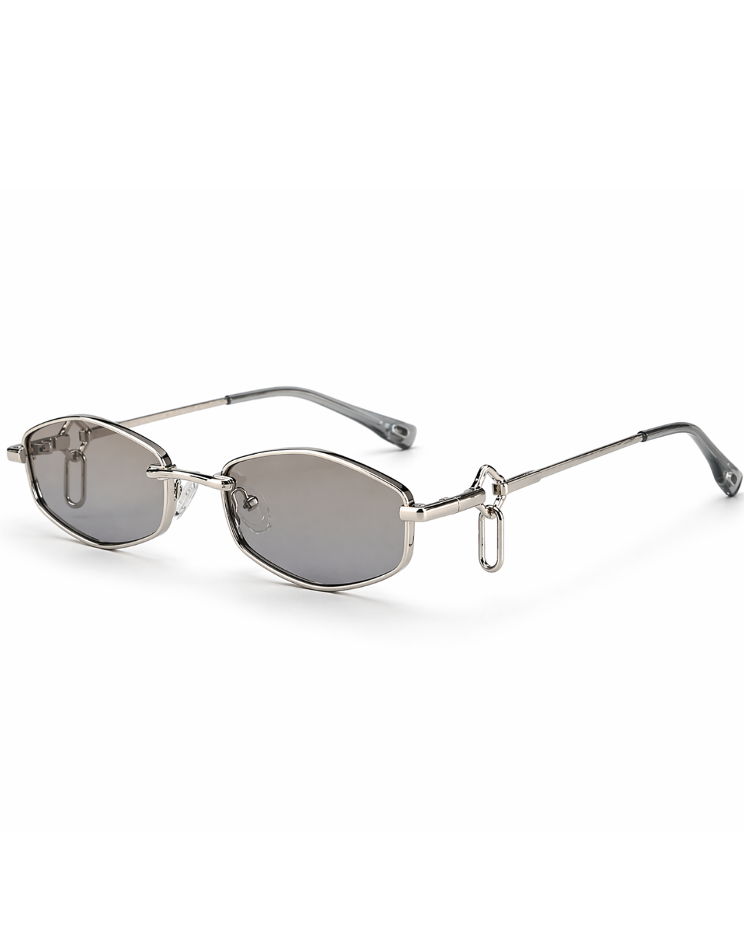 Unisex Sunglasses - Stapless Grey | UV400 Protection + Leather Case Included